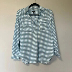 NWT Ann Taylor  checkered shirt